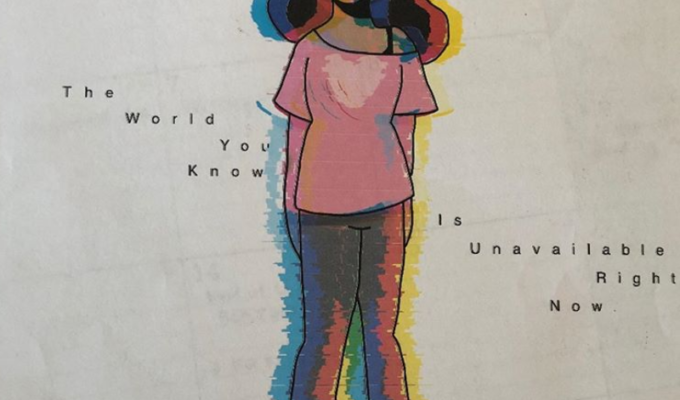 woman with long black hair